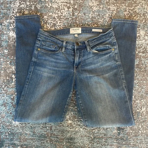 Frame Denim Le Skinny de Jeanne Crop Size 26 - Picture 1 of 6
